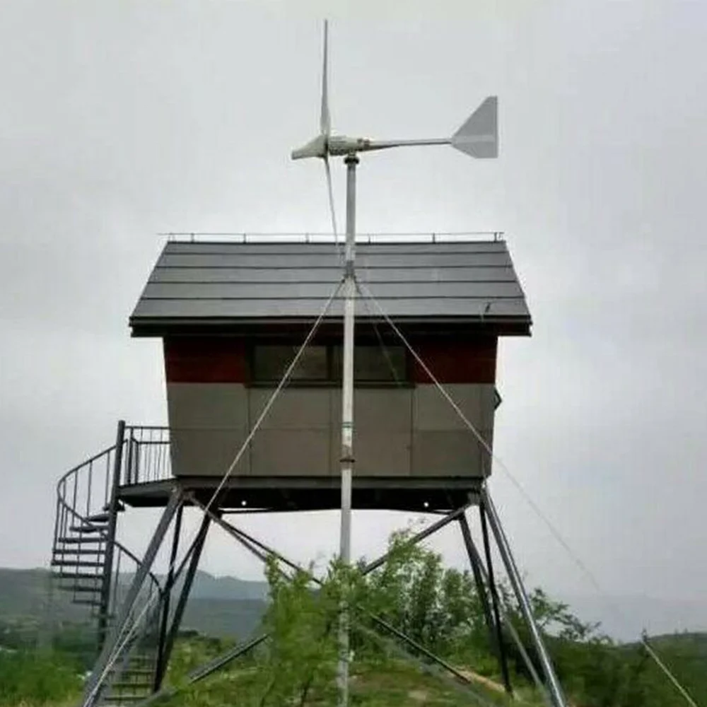 Efficient Horizontal Wind Turbine 3KW10KW 48V 220V Offshore And Onshore Solutions For Household Farm Electricity Consumption