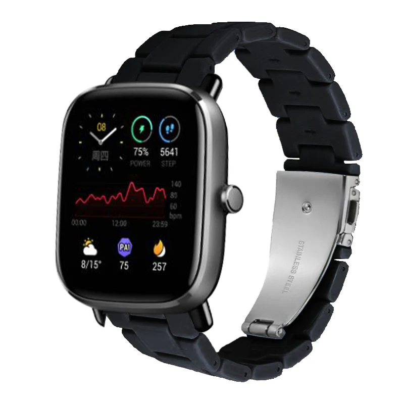 Amazfit アクティブ 2/GTR 42 ミリメートル/GTS 4 ミニ/3/2E スポーツストラップブレスレット時計バンドストラップ Amazfit Bip 5/GTR 2 47/4 3 プロ時計バンド