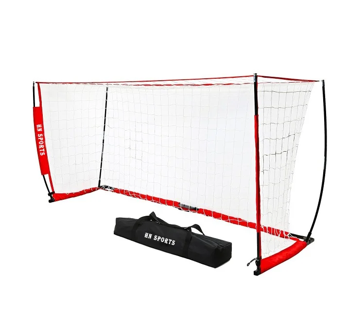 Logo personalizzato Porta da calcio pieghevole per rete da calcio pieghevole all'aperto all'ingrosso professionale Porta da calcio pop up Set porta da calcio portatile