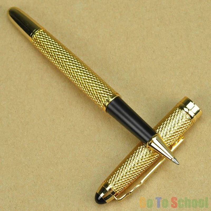 

Jinhao Golden & Black Rollerball Pen JR322