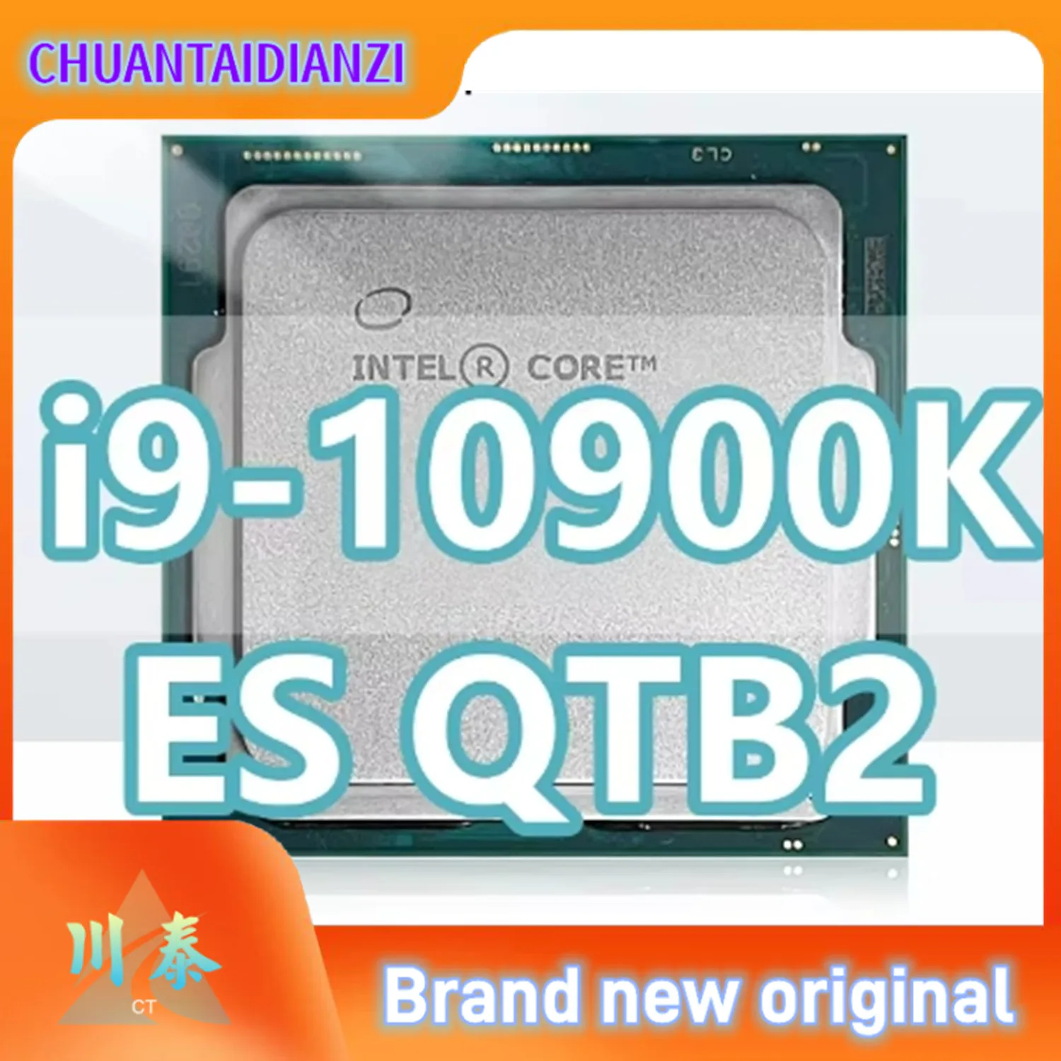 Core i9-10900K ES QTB2 CPU 14nm 10 Cores 20 Threads 3.3GHz 20MB 95W New 10thGeneration Processor LGA1200 for Z490 motherboard