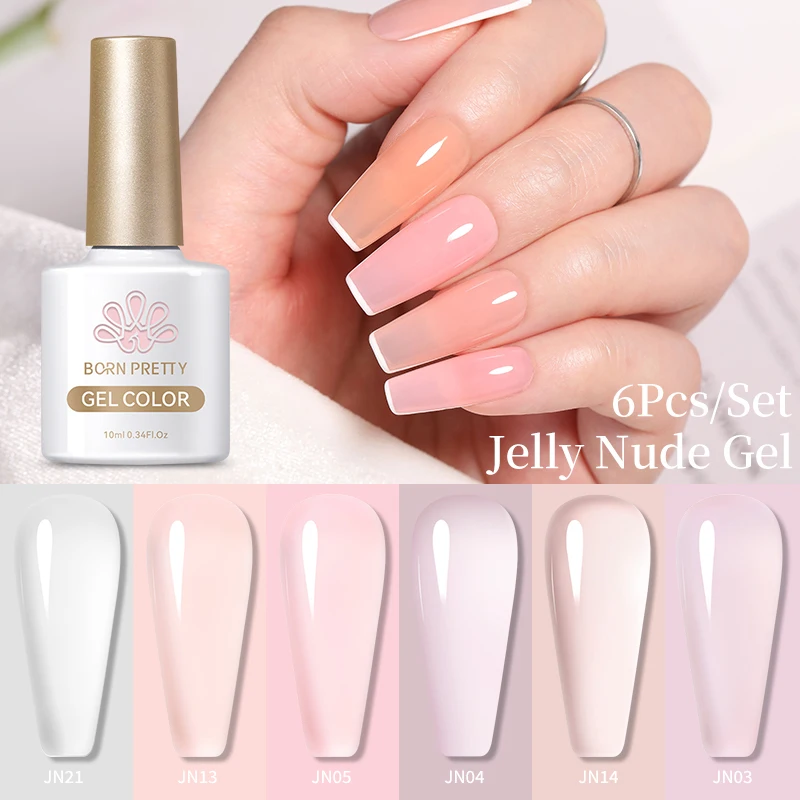 

6 шт./набор, Гель-лак для ногтей, 10 мл