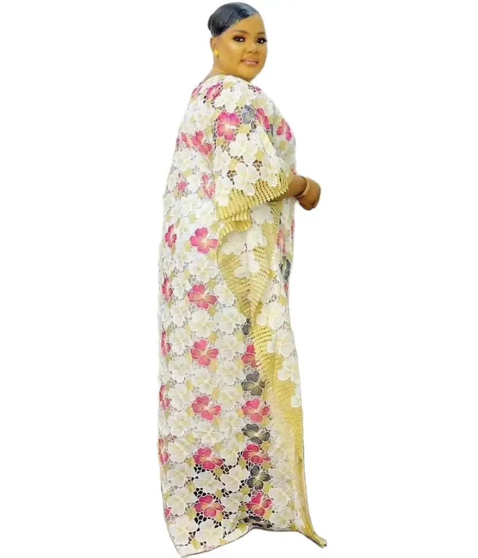 MAMADA L7539 ropa africana para mujer, Dashiki Abaya, elegante gasa suelta, vestidos largos de noche + interior, talla libre, fiesta de baile