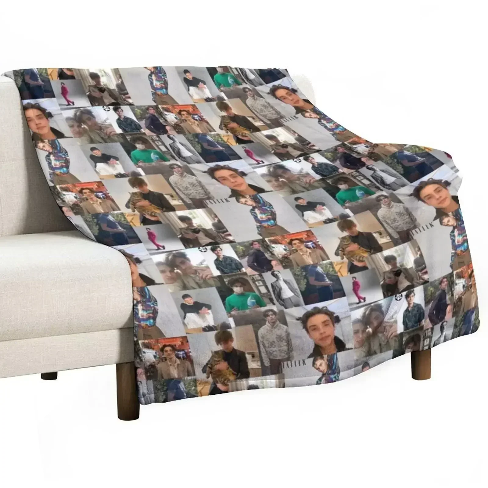

louis partridge poster Throw Blanket Travel Size Cozy Blanket for Plane Train