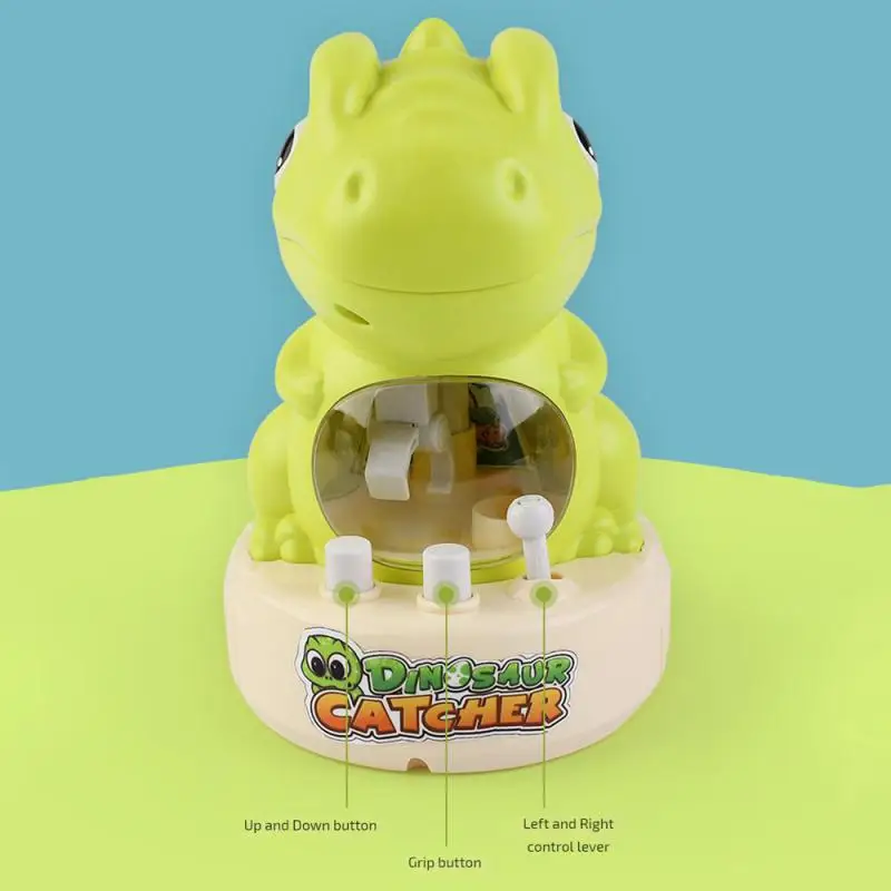 Kids Catching Toy Dinosaur Claw Machine Toys For Children Interactive Puzzle Toy Desktop Game Claw Crane Machines Birthday Gifts