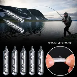 10pcs Fishing Rattles Insert Tube Shake Attract Tie Tying Sound Bar Baits Fishing Tools Tackles