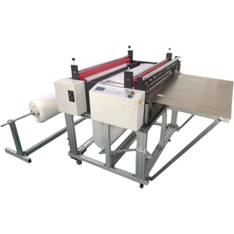 New  Automatic Cutting Machine Label Film Roll to Sheet Cross Cutting Machine for Pvc Bopp Dtf Film Pu Leather Nickel