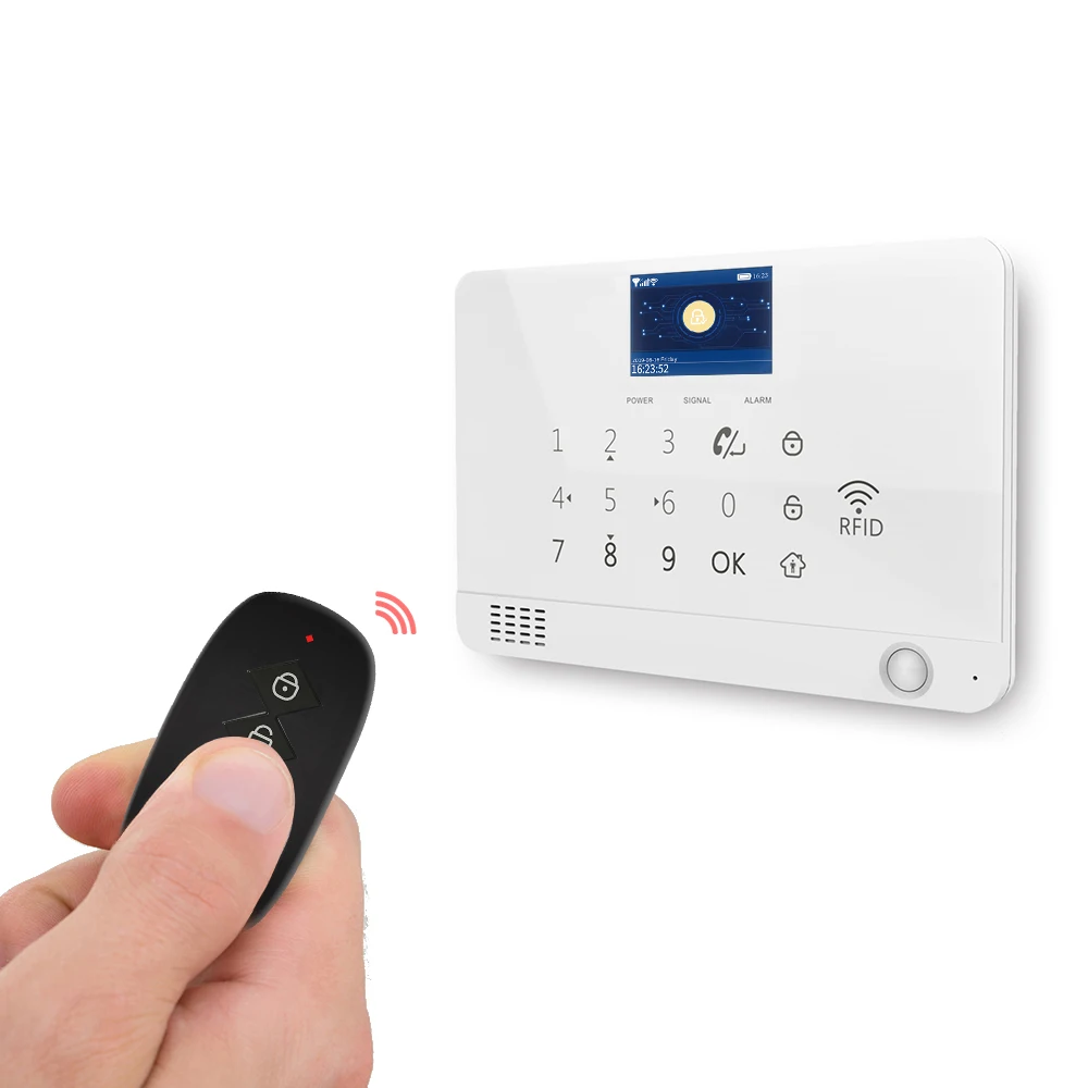 Tuya Smart Life GSM/4G WIFI Alarm Kit with TFT LCD Screen YL-007WM2T