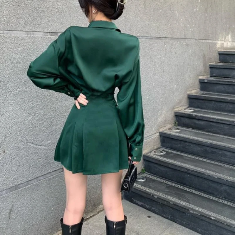 Woman Long Sleeve Dress Vintage Dresses for Women Spring Autumn Short Mini Elegant Party On Sale Clearance Loose New In Sales G