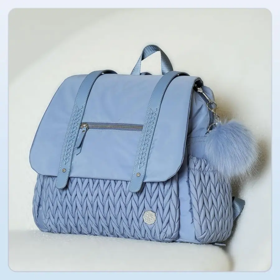 Bag BackPack Large Capacity Travel Mommy Bag Waterproof and Stylish with Changing Pad Baby Bag for Women and Girls