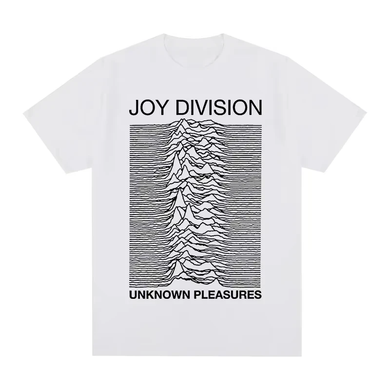 Joy Division Creative Line Bedrucktes T-Shirt für Männer und Frauen, Baumwolle, locker geschnitten, lässiges Kurzarm-T-Shirt, Herren-T-Shirts, Herrenbekleidung – Detail 7