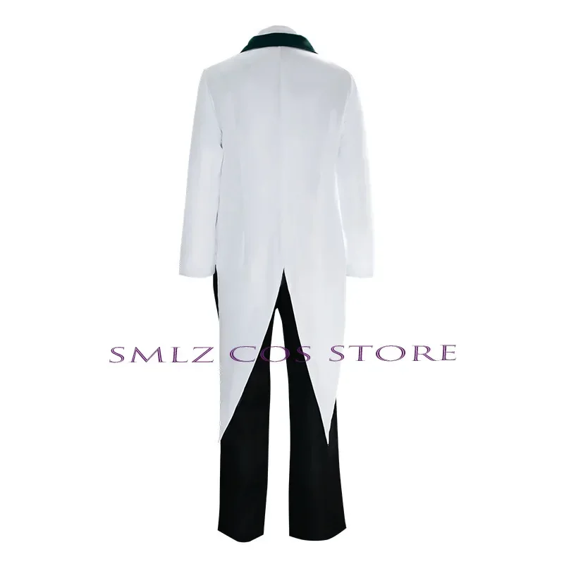 Anime Cosplay Bungo Stray Dogs Costume Edgar Allan Poe Cosplay Uniform Wig Halloween Party Suit Outfit for Men