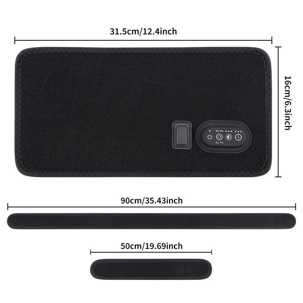 Multifunctional Cordless Massage Pad 660nm & 850nm Light Portable LED Light Wrap Pad for Knee Back Shoulder Waist Joint Relax