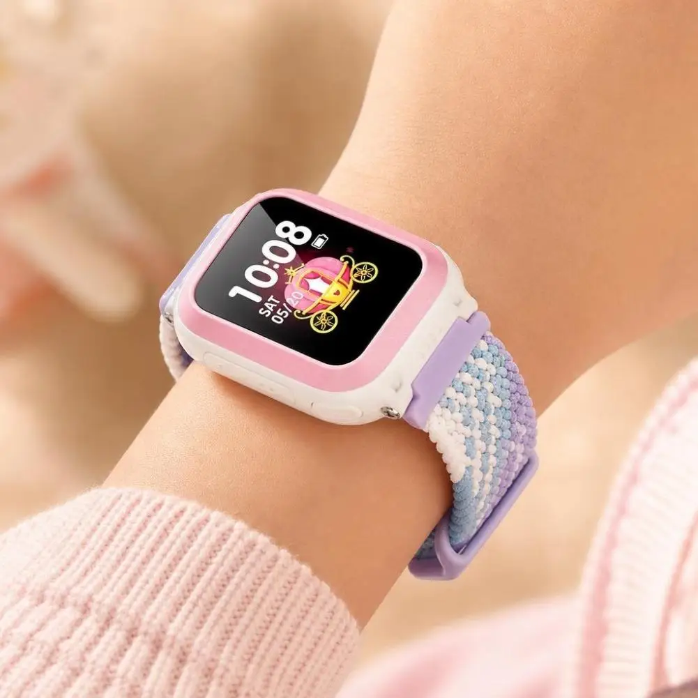 Universelles magnetisches Smartwatch-Nylonarmband mit Schnalle für Kinder 15/16/17mm Atmungsaktives, verstellbares, elastisches Ersatzarmband – Detail 25