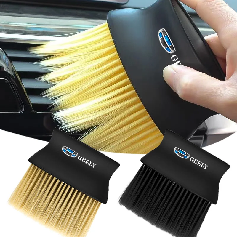 Soft Bristle Car Air Conditioner Cleaning Brush Car Wash Dust Cleaner For Geely EMGRAND Atlas Coolray EC7 EC8 GS GC2 GC5 GC6 GC7