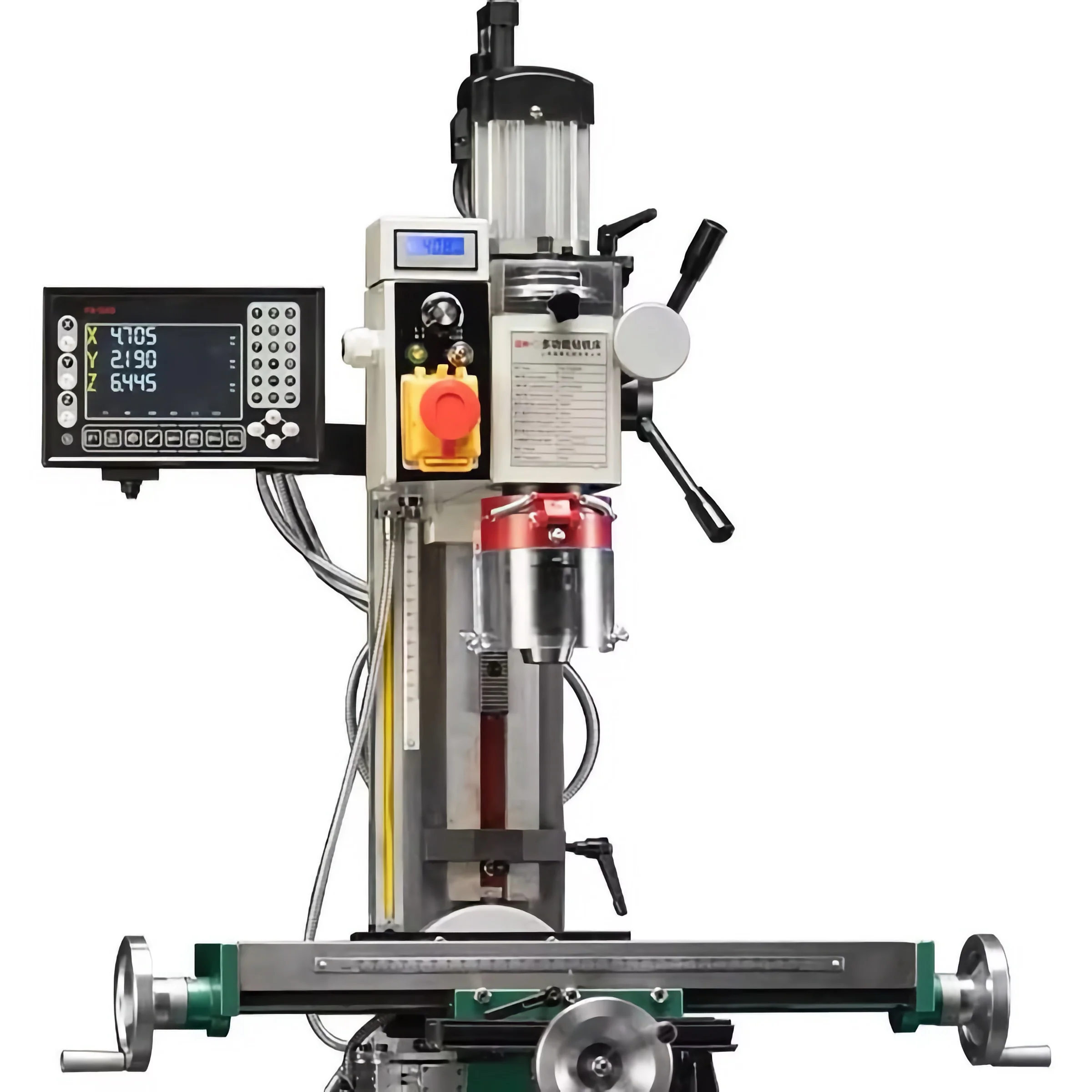 FS7025D XYZ Axis  digital display drilling and milling machine high-speed tapping integrated tool household desktop driller