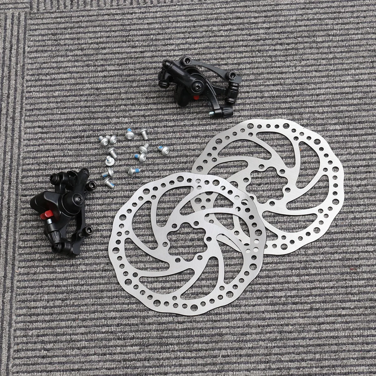 

Комплект заднего дискового тормоза диаметром 160 мм, нержавеющая сталь, алюминий, горный велосипед, высокое качество, минимальные царапины, полный комплект, подходит