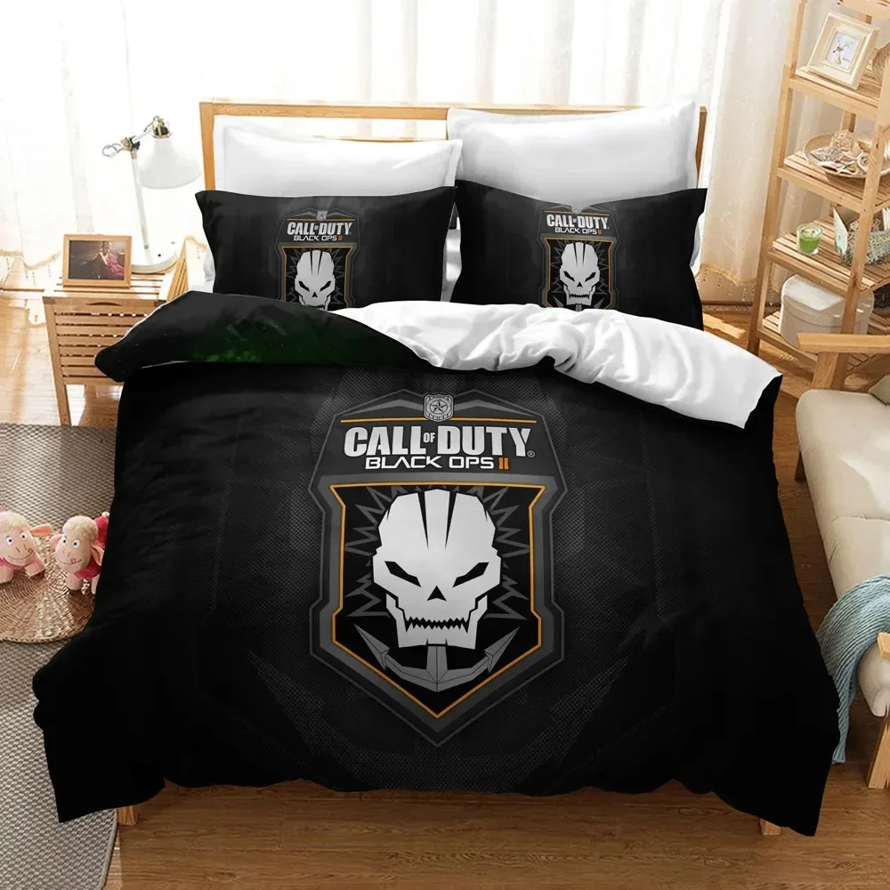 3D Printed Call Of Duty Game Comforter Bedding Set Bedclothes Double Side Quilt Cover And Pillowcase For Home Household