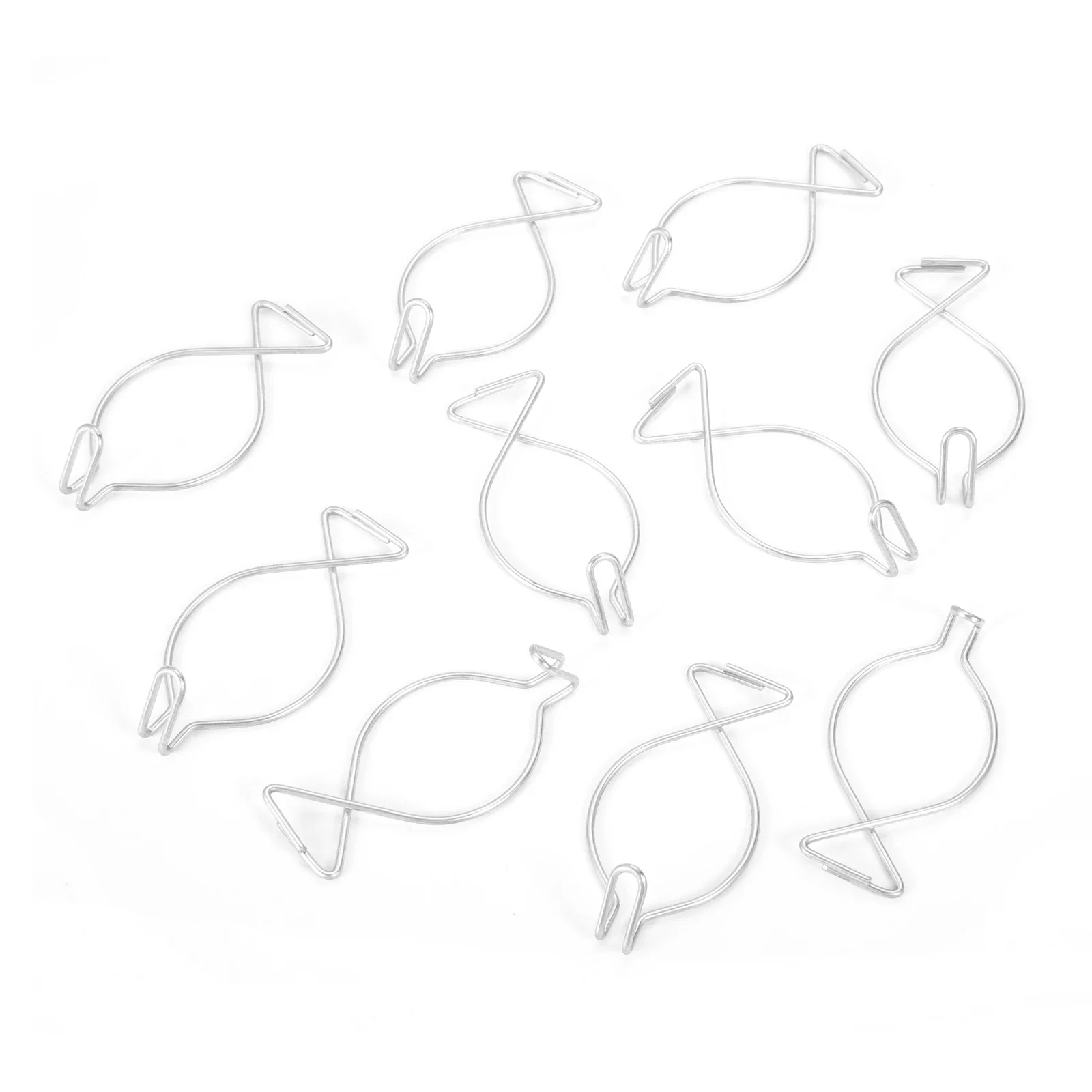 

10pcs Ceiling Tile Hooks Grid Clips 58mm Metal Ceiling Hanger Hook for Office Classroom Party Home Wedding Decoration