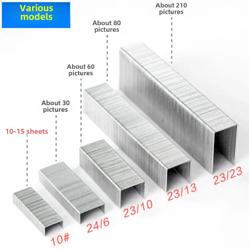 Thickened 100-page Stapler Staples For Thick Books Staple Extractor Machine Staple Sizer Punch