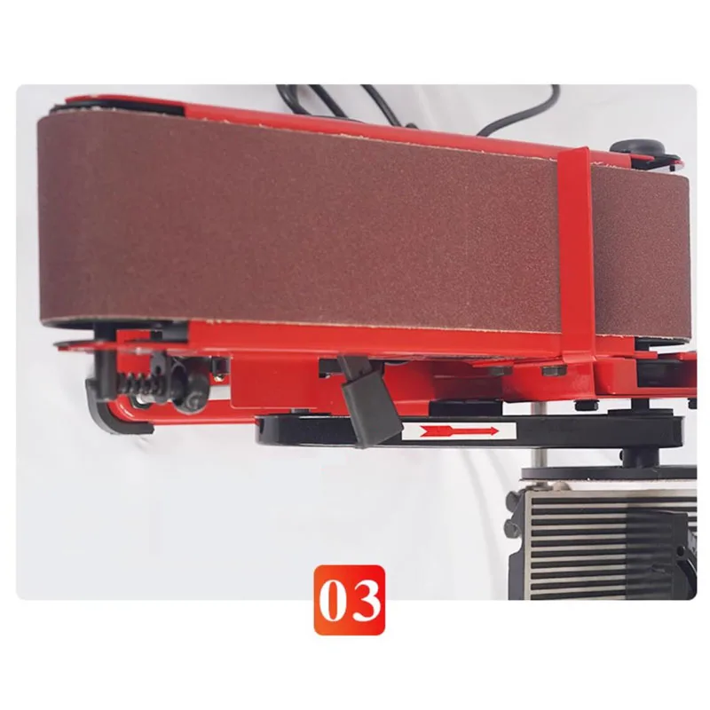 220V 350W Multifunctional Electric Belt/Disc Sander Home Polishing Sander Desktop Knife Grinder Grinder