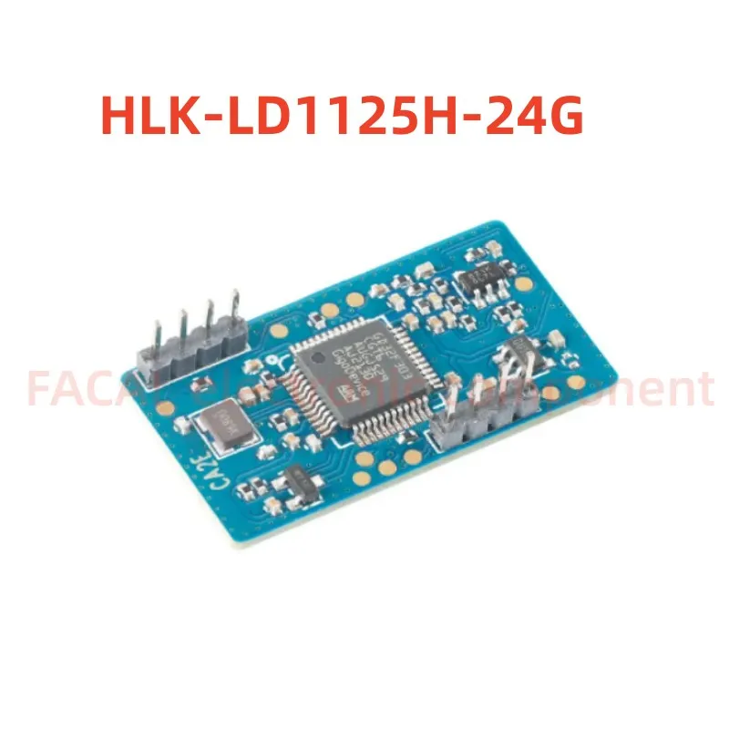 Modulo di movimento di rilevamento del sensore Radar a microonde 24G comunicazione seriale TTL HLK-LD1155H-24G LD1125H sensore di presenza umana