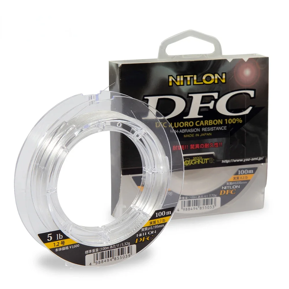 New JAPAN DFC Carbon Line Professiona Saltwater Fishing Line Ship Fishing Monofilament Fluorocarbon Line Carp Bass Fishing Reel