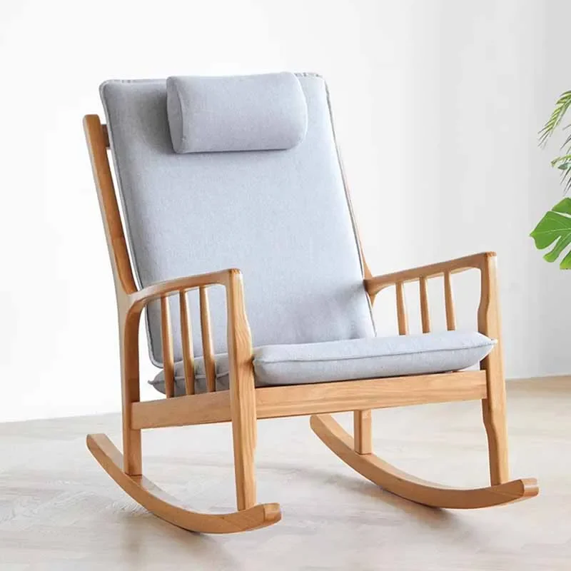 

Cool Modern Simple Living Room Chairs Wood Relax Single Lazy Nordic Chairs Vanity Floor Balcony Fauteuil Salon Home Furniture