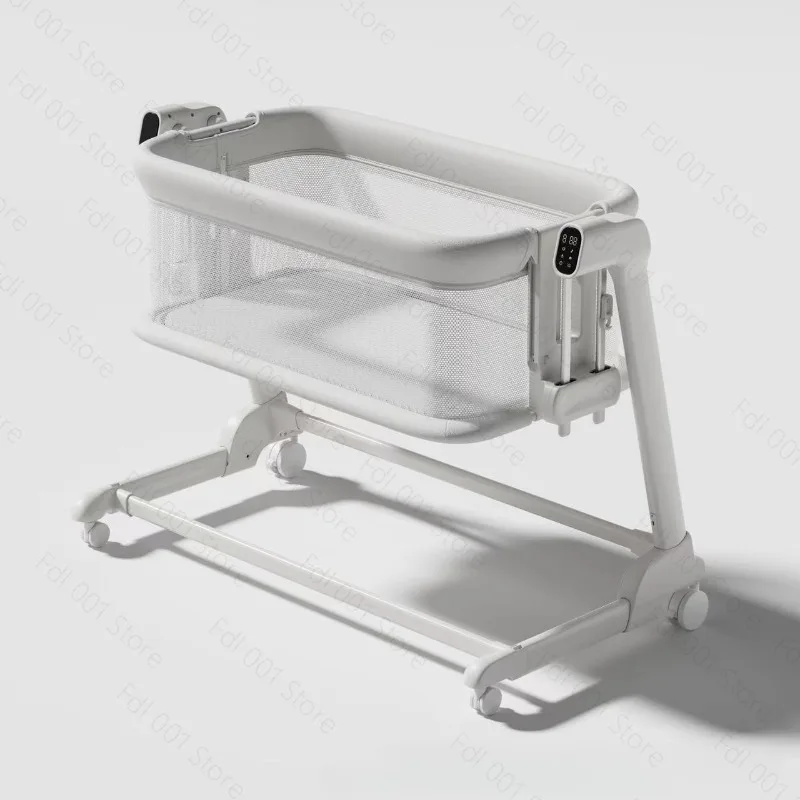 Mobile Electric Swing Baby Bed Multifunctional Portable Newborn Bassinet Bed Sleeper Attach To Adult Bed