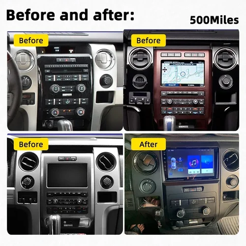 Imagen 2 del producto Para Ford F150 P415 Raptor 2008-2014 2 Din Android Radio de coche pantalla estéreo reproductor Multimedia navegación GPS Autoradio unidad principal