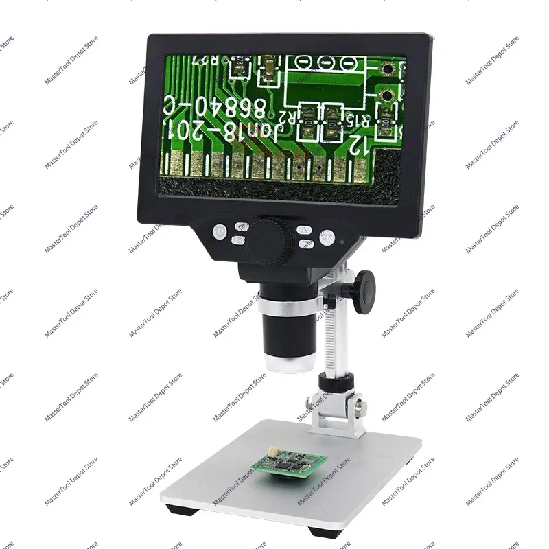 1200X Industrial Microscope with HD 7 Inch Display Electronic Magnifier Mobile Phone Motherboard Repair Digital Microscope