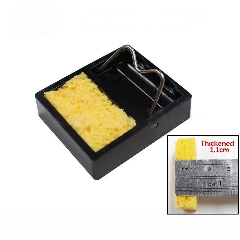 Electric Soldering Iron Stand Holder Metal Pads Generic High Temperature Support Station Solder Sponge Soldering Iron Clean Tool