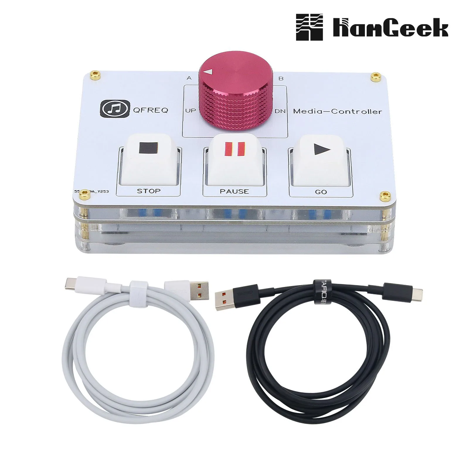 Controlador HamGeek QLAB Compatible con Dos Computadoras para QLAB Hirrender P1 SSP Itunes KUGOU Foobar2000