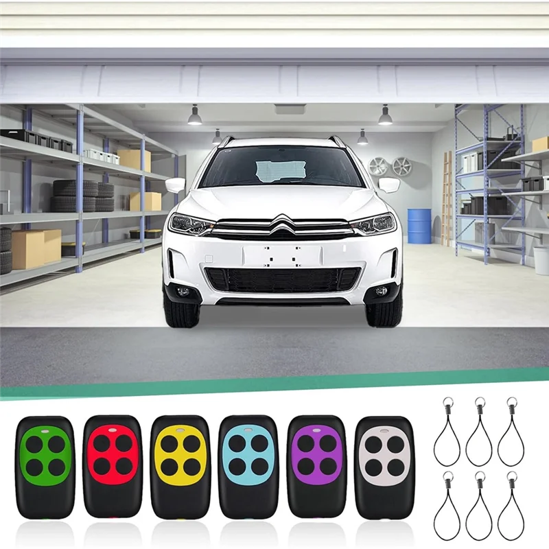 【Necessity】Universal Garage Door Opener Remote Control 433.92Mhz 6Pcs Mhz Garage Door Remote Control Handheld Transmitter
