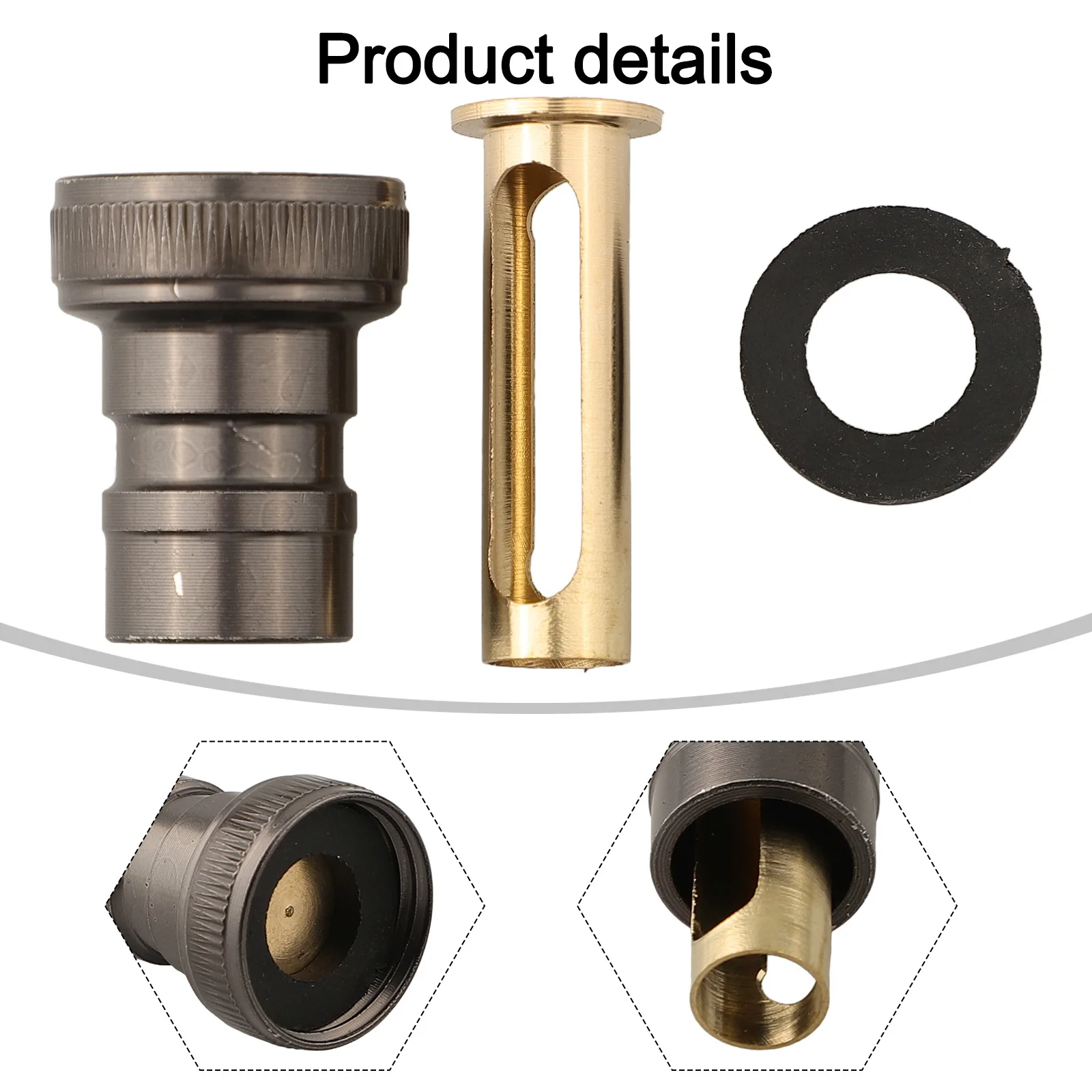 

Detachable Stop Valve Automatic Water Stop Prevent Water Flooding Flood Prevention Thick Brass Core Water Damage Prevention