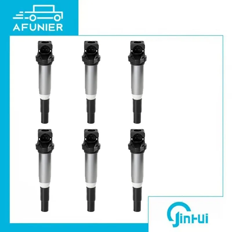 6 шт. катушка зажигания для 01-22 BMW 1 3 4 5 6 7 M Serie X1 X3 X4 X5 X6 Z3 Z4 2.5L 3.0L 3.2L I4 I6 OE No. :12138616153,12137559842