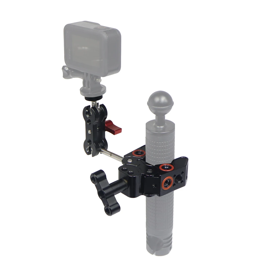 FEICHAO Magic Arm Super Clamp Crab Ball Head Arm for DSLR SLR Camera Pole Fixing Mount Clip for Gopro 13 12 for Canon/Nikon/Sony