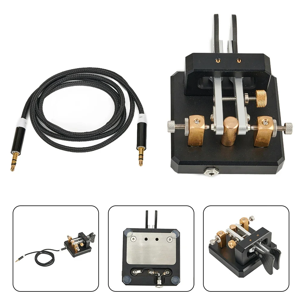 Automatic Morses Paddle Telegraph Key CW Key For Amateur Radio Users Radio CW Paddle Key Amateur Radio Telegraph Key CW Key