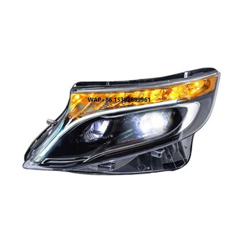 Modify Head Light for V Class V260 W447 VITO V250 Vito 2016-2019 Headlamp Auto Parts Car Body Kits Lighting System