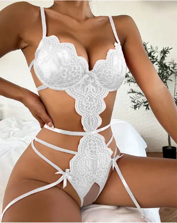 Erotic Lingerie For Women SexyLace Crotchless Bodysuit Underwear Hot Sex Babydoll Dress Hot Lace Female Erotic Costumes Naughty