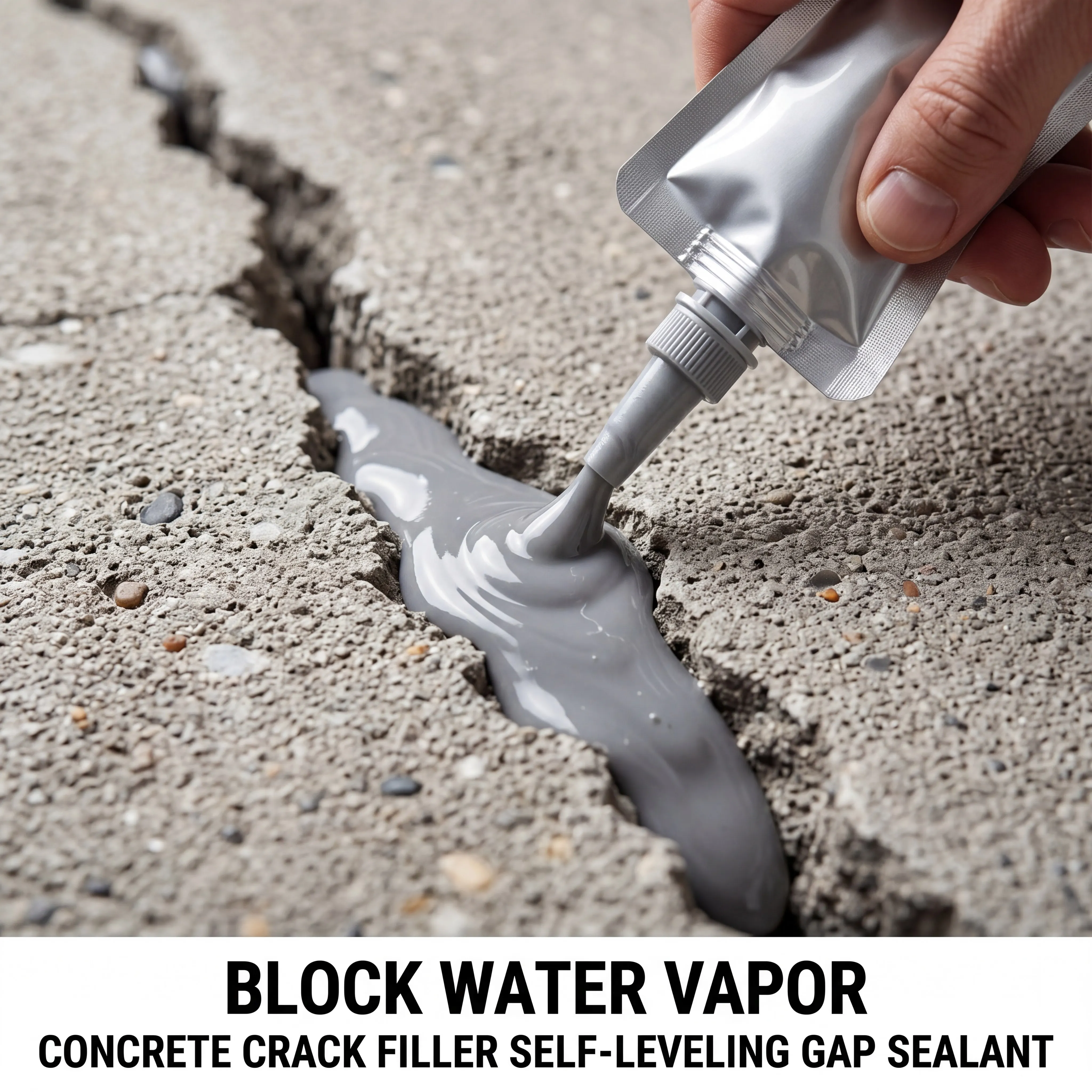 Driveway Crack Filler Concrete Repair Kit Self Leveling Caulk Sidewalk Sealer Gap Filler Waterproof 100g Home DIY Repair