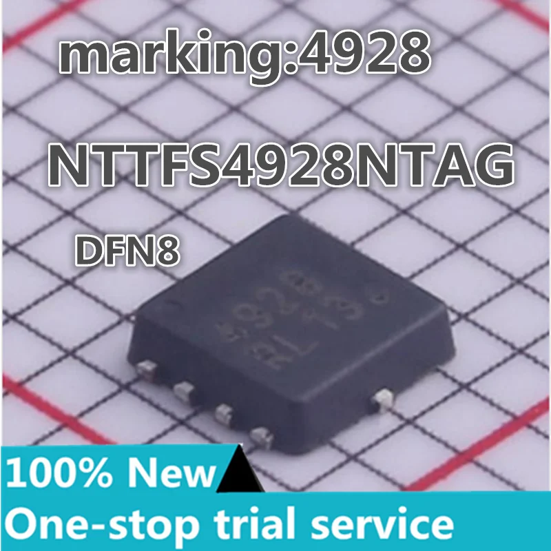 5-100PCS NTTFS4928NTAG For XBOX ONE / XBOX1 Q9E3 Q9E1 Q9D1 Q9D3 Q9D5 4928 N-CHANNEL Power Mosfet IC Chip