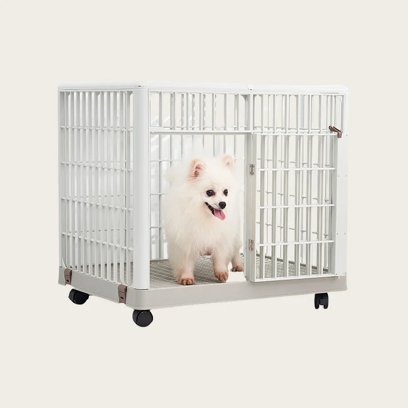 Outdoor Stackable Removable Classic Style Plastic Tray Box Factory Direct Foldable Solid Pattern Plastic Dog House Cages Indoor