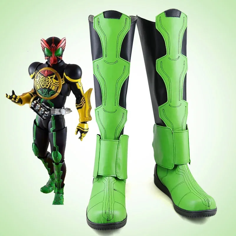 

Anime Shoes Kamen Rider OOO TATOBA Boots Halloween Party Costume Accessories Custom Made