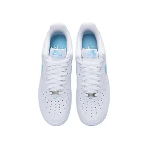 Nike Air Force 1 Low '07 Weiß Wassermann Blue FQ4296-100 Stoßdämpfung Herren Womens Low Top Board Schuhe 10 Hauptverkäufe von Top Nike -Frauen - №5