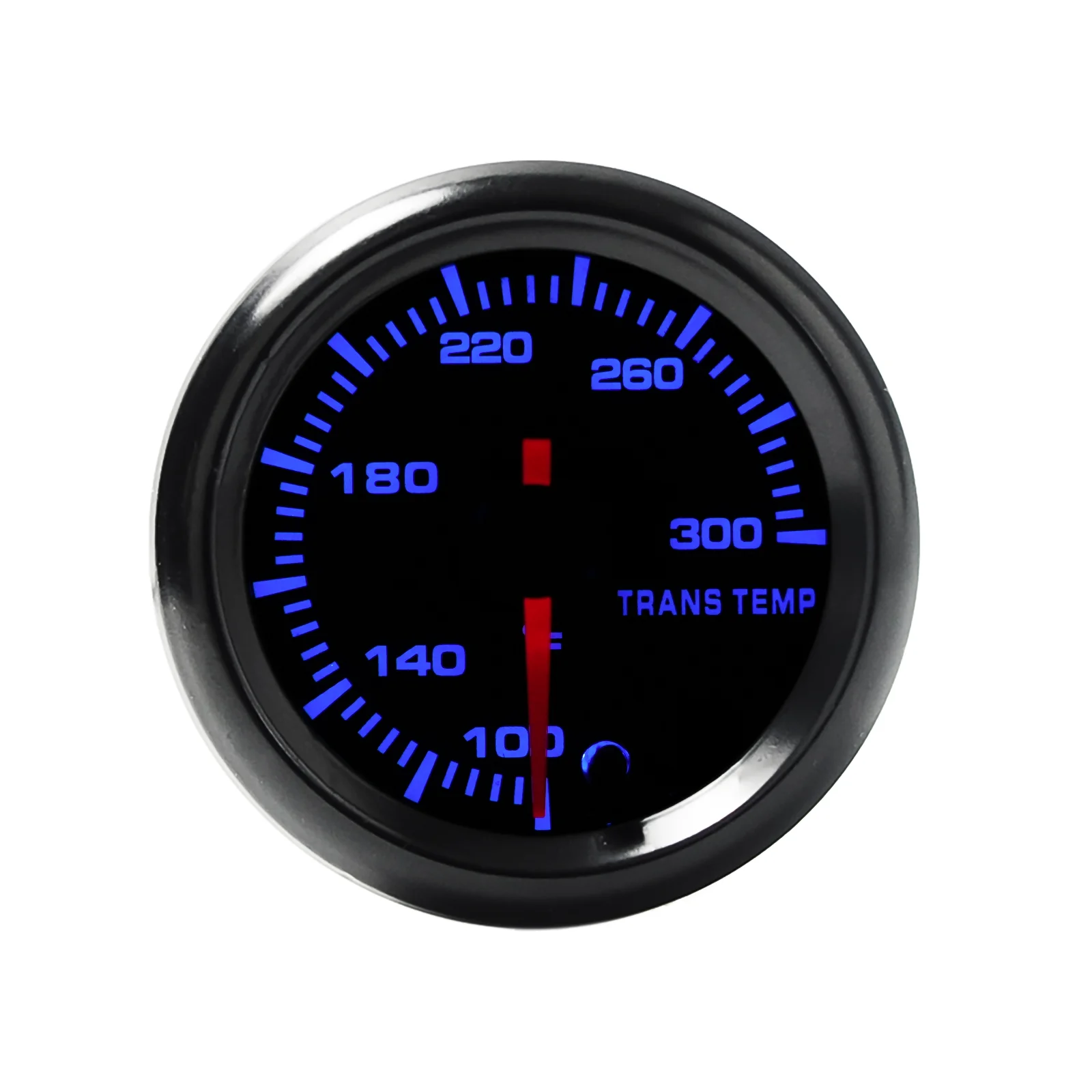 2 "52 مللي متر مقياس درجة الحرارة عبر 7 ألوان LED عرض مقياس درجة الحرارة 100 ~ 300 ℉   مع إضاءة خلفية 7 ألوان للمركبة 12 فولت