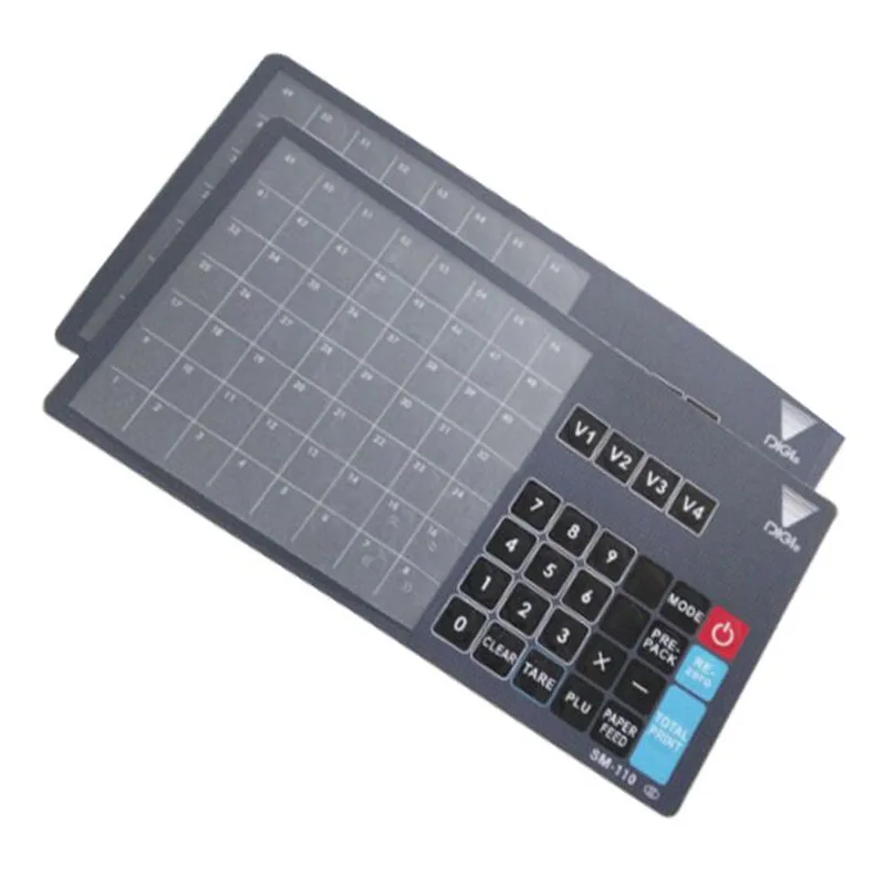 New Keyboard Film For Digi SM-110 SM-110P SM-110P SM110 Electronic Scale Printer