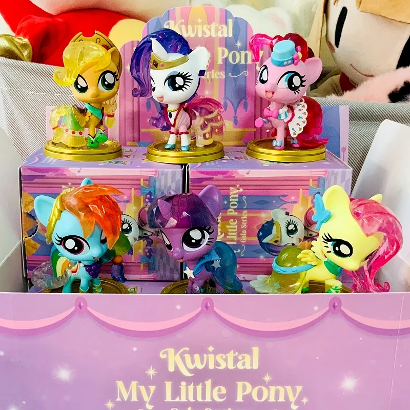 Neue My Little Pony Into The Gala Series Figuren Blind Box Niedliche Sammlermodelle Cartoon-Dekorationsspielzeug Schöne Geschenke