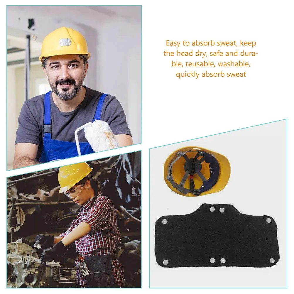 6Pcs Safety Sweatband Washable Hard Hat Liner Sweat Absorbing Soft Polyester Sweatband for Construction Workers Outdoor - view 5