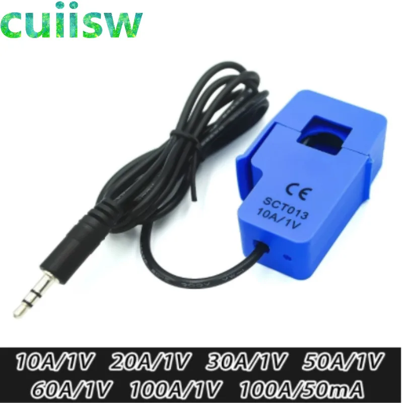 SCT-013 0-100A فتح إغلاق محول الحالي SCT013 غير الغازية التيار المتناوب الحالي الاستشعار سبليت الأساسية محول الحالي